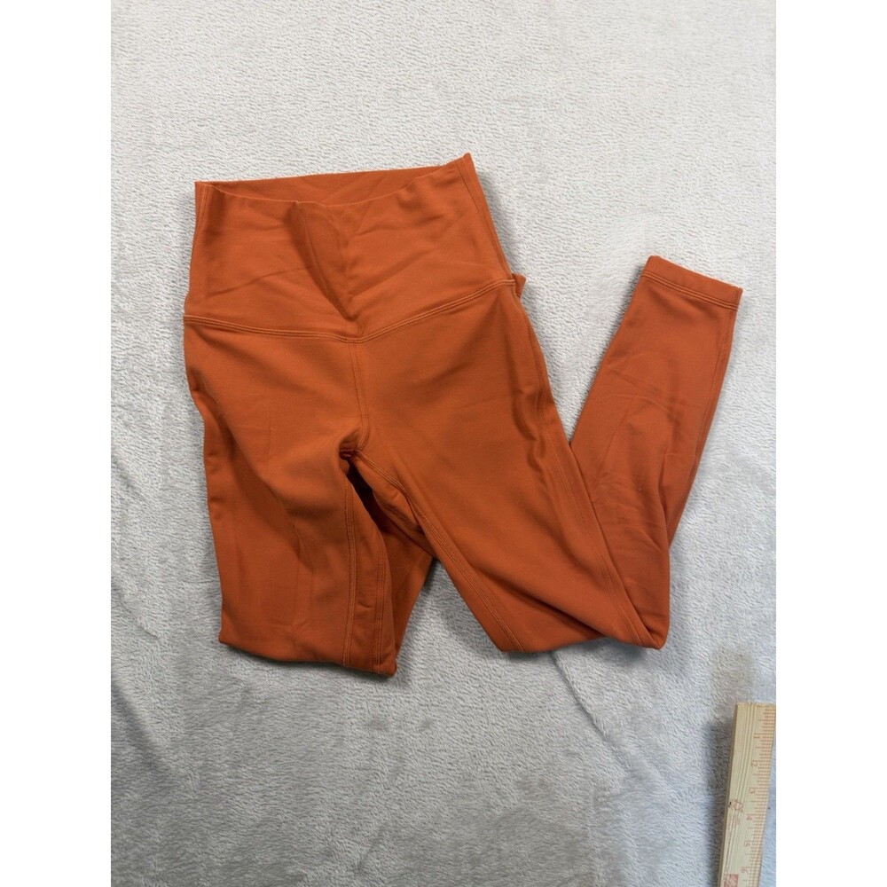 Lululemon Align High-Rise Pant 25" Canyon Orange Size 4 Athletic Yoga Pilates
